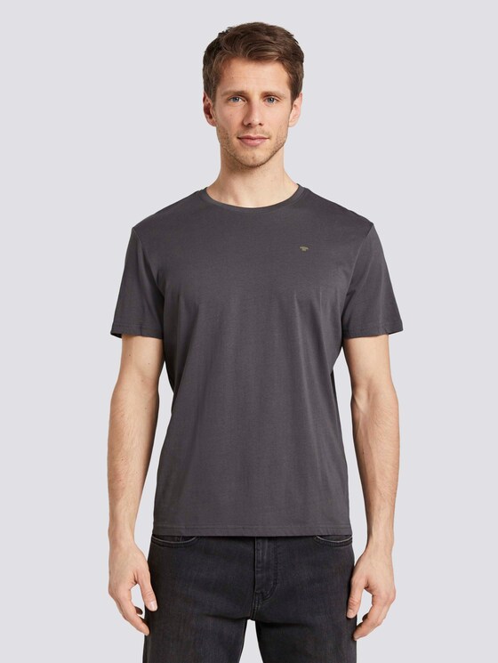 Basic T-Shirt im Dreierpack - Männer - Black Basic T-Shirt im Dreierpack - Männer - Black - 55 - TOM TAILOR