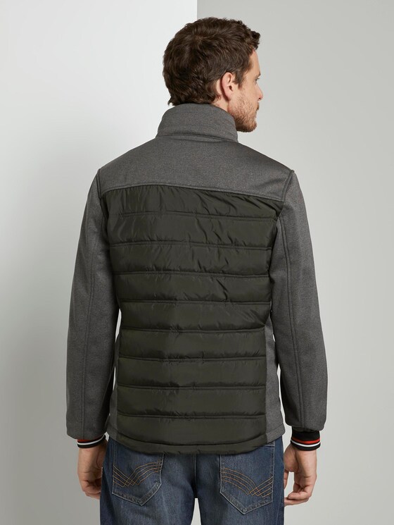 Hybridjacke mit abnehmbarer Kapuze - Männer - Shadow Olive Hybridjacke mit abnehmbarer Kapuze - Männer - Shadow Olive - 2 - TOM TAILOR