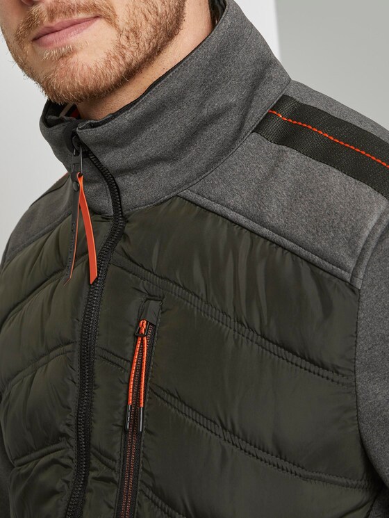 Hybridjacke mit abnehmbarer Kapuze - Männer - Shadow Olive Hybridjacke mit abnehmbarer Kapuze - Männer - Shadow Olive - 9 - TOM TAILOR