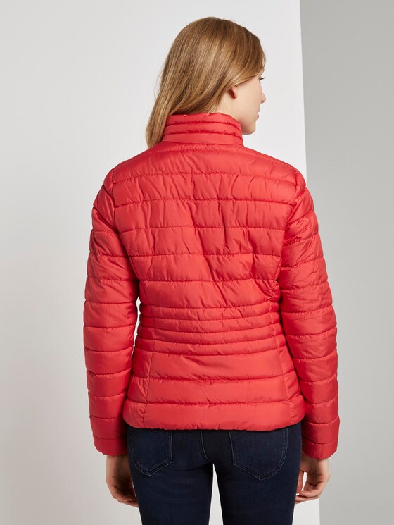 Leichte Steppjacke mit Stehkragen - Frauen - Strong Red Leichte Steppjacke mit Stehkragen - Frauen - Strong Red - 2 - TOM TAILOR