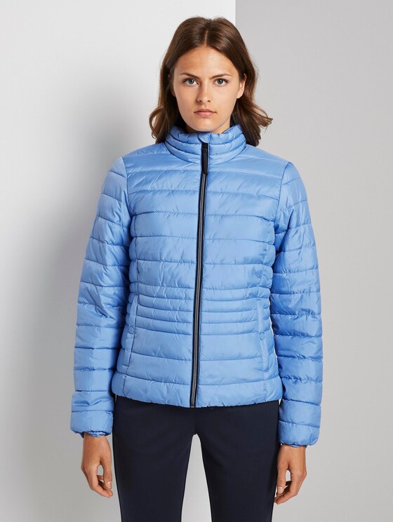 Lightweight Steppjacke mit Stehkragen - Frauen - sea blue Lightweight Steppjacke mit Stehkragen - Frauen - sea blue - 1 - TOM TAILOR