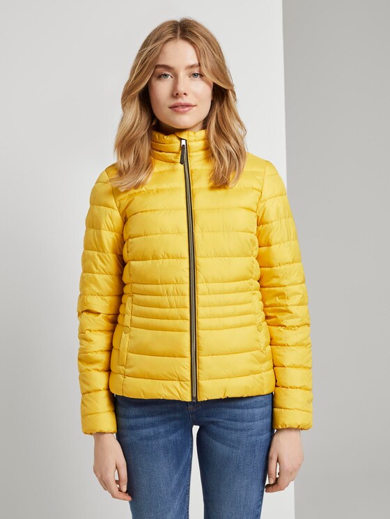 Leichte Steppjacke mit Stehkragen - Frauen - california sand yellow Leichte Steppjacke mit Stehkragen - Frauen - california sand yellow - 1 - TOM TAILOR