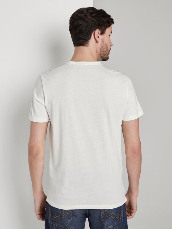 T-Shirt mit Fußball-EM-Print - Männer - Coconut Cream T-Shirt mit Fußball-EM-Print - Männer - Coconut Cream - 2 - TOM TAILOR