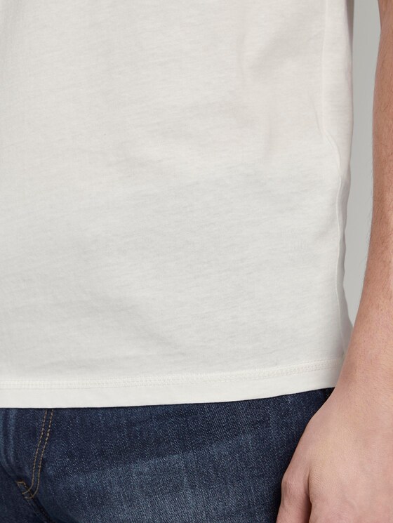 T-Shirt mit Fußball-EM-Print - Männer - Coconut Cream T-Shirt mit Fußball-EM-Print - Männer - Coconut Cream - 9 - TOM TAILOR