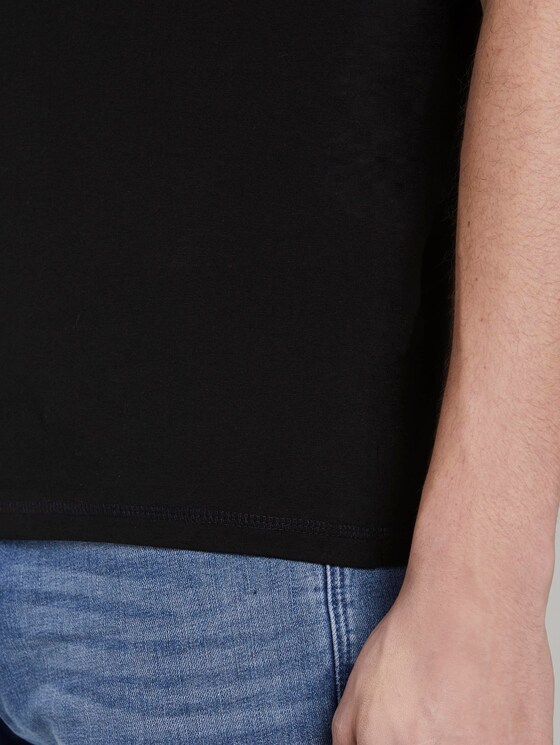 T-Shirt mit Fußball-EM-Print - Männer - Black T-Shirt mit Fußball-EM-Print - Männer - Black - 9 - TOM TAILOR