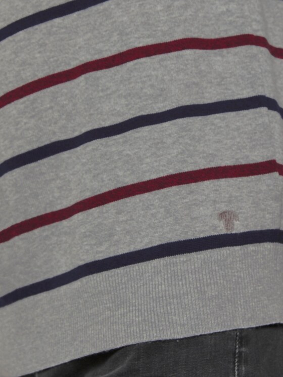 gestreepte trui - Mannen - grey mulitcolor stripe gestreepte trui - Mannen - grey mulitcolor stripe - 9 - TOM TAILOR