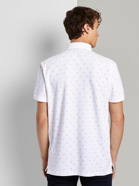 Gemustertes T-Shirt - Männer - white small wave print Gemustertes T-Shirt - Männer - white small wave print - 2 - TOM TAILOR Denim