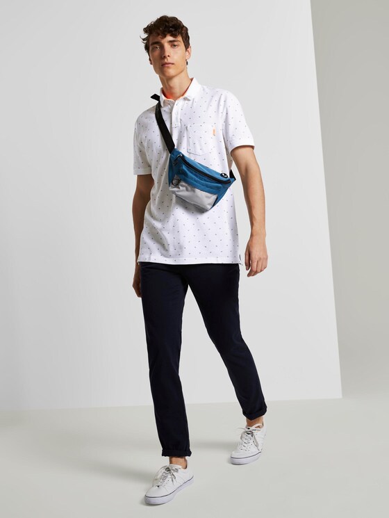 Gemustertes T-Shirt - Männer - white small wave print Gemustertes T-Shirt - Männer - white small wave print - 3 - TOM TAILOR Denim