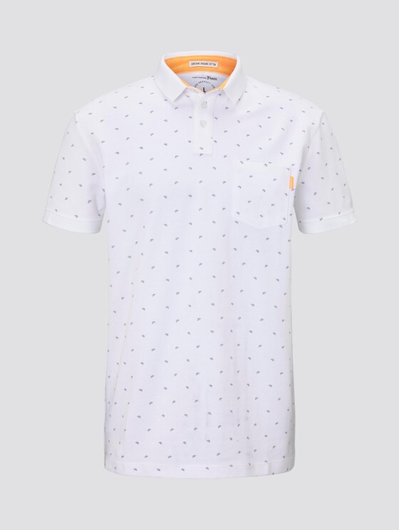 Gemustertes T-Shirt - Männer - white small wave print Gemustertes T-Shirt - Männer - white small wave print - 7 - TOM TAILOR Denim