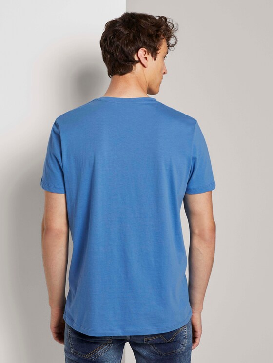 T-Shirt mit Print - Männer - water sport blue T-Shirt mit Print - Männer - water sport blue - 2 - TOM TAILOR Denim