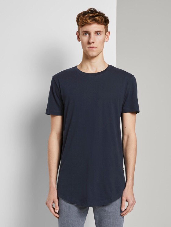 Basic T-Shirt aus Organic Cotton - Männer - Sky Captain Blue Basic T-Shirt aus Organic Cotton - Männer - Sky Captain Blue - 1 - TOM TAILOR Denim