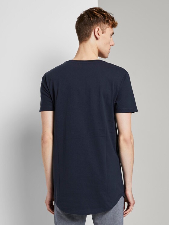 Basic T-Shirt aus Organic Cotton - Männer - Sky Captain Blue Basic T-Shirt aus Organic Cotton - Männer - Sky Captain Blue - 2 - TOM TAILOR Denim