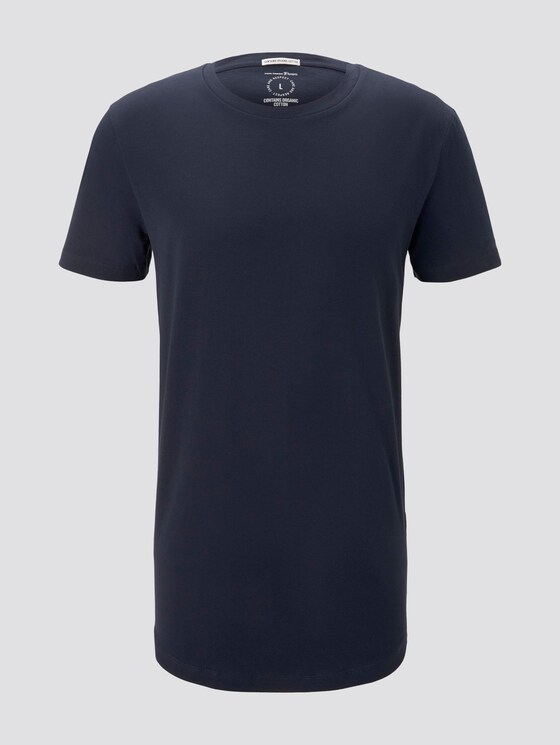 Basic T-Shirt aus Organic Cotton - Männer - Sky Captain Blue Basic T-Shirt aus Organic Cotton - Männer - Sky Captain Blue - 7 - TOM TAILOR Denim