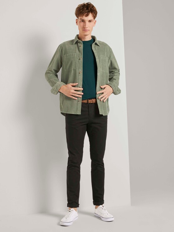 T-Shirt with a logo badge - Men - Deep Green Lake T-Shirt with a logo badge - Men - Deep Green Lake - 3 - TOM TAILOR Denim