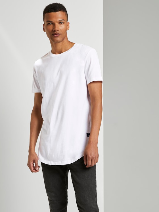 Basic T-Shirt aus Organic Cotton - Männer - White Basic T-Shirt aus Organic Cotton - Männer - White - 5 - TOM TAILOR Denim
