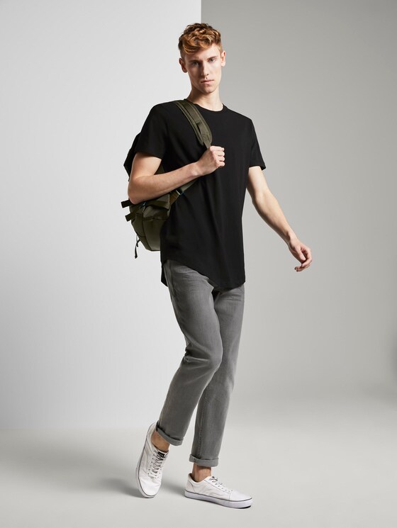 Basic T-Shirt aus Organic Cotton - Männer - Black Basic T-Shirt aus Organic Cotton - Männer - Black - 3 - TOM TAILOR Denim