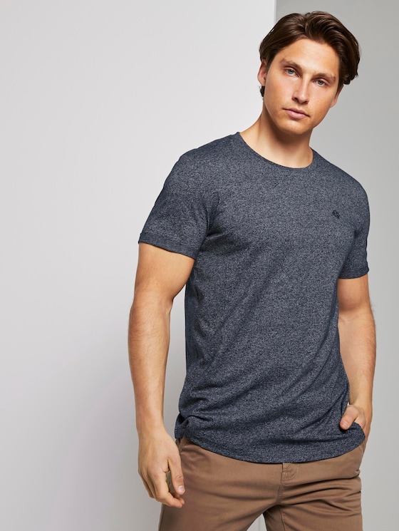 T-shirt met textuur