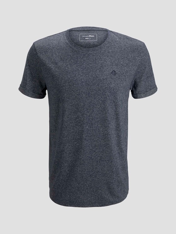 Strukturiertes T-Shirt - Männer - Sky Captain Blue Non-Solid Strukturiertes T-Shirt - Männer - Sky Captain Blue Non-Solid - 7 - TOM TAILOR Denim