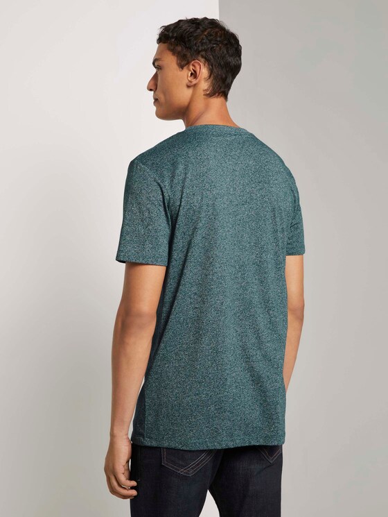 T-Shirt mit Logo Print - Männer - Deep Green Lake Non-Solid T-Shirt mit Logo Print - Männer - Deep Green Lake Non-Solid - 2 - TOM TAILOR Denim