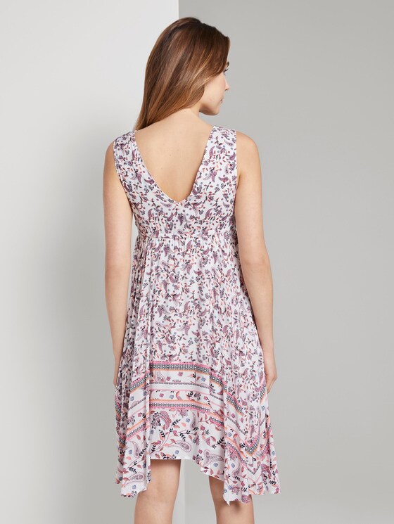 Luftiges Tuchkleid mit Musterung - Frauen - offwhite paisley design Luftiges Tuchkleid mit Musterung - Frauen - offwhite paisley design - 2 - TOM TAILOR