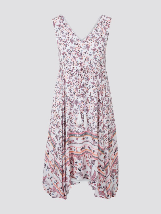 Luftiges Tuchkleid mit Musterung - Frauen - offwhite paisley design Luftiges Tuchkleid mit Musterung - Frauen - offwhite paisley design - 7 - TOM TAILOR