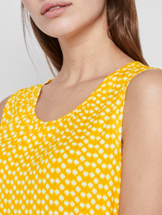 Fließendes Jersey-Top - Frauen - yellow dot design Fließendes Jersey-Top - Frauen - yellow dot design - 9 - TOM TAILOR