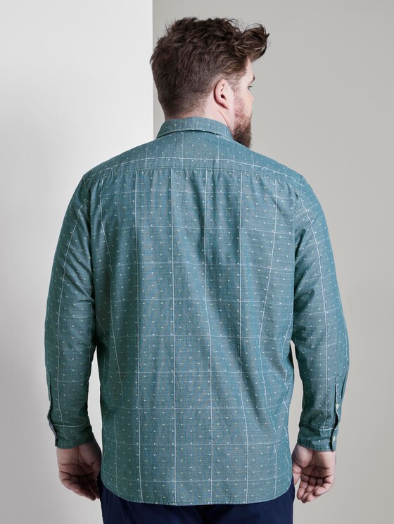 Strukturiertes Hemd - Männer - olive check by yellow clipper Strukturiertes Hemd - Männer - olive check by yellow clipper - 2 - Men Plus