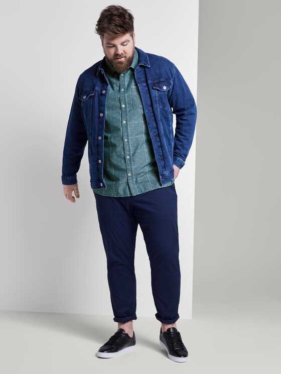 Strukturiertes Hemd - Männer - olive check by yellow clipper Strukturiertes Hemd - Männer - olive check by yellow clipper - 3 - Men Plus