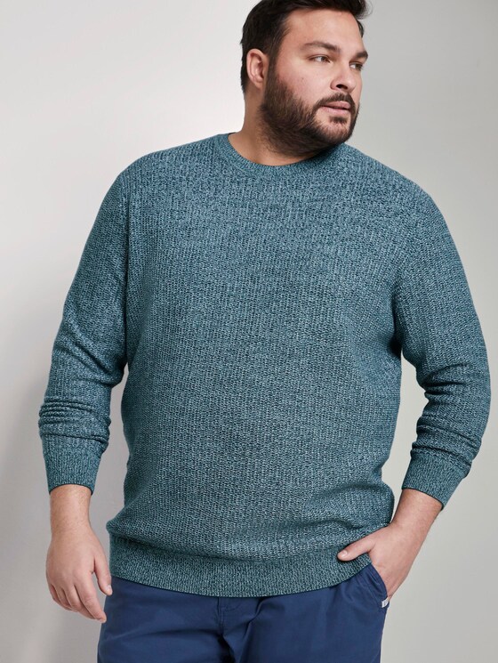 mens green knitted jumper