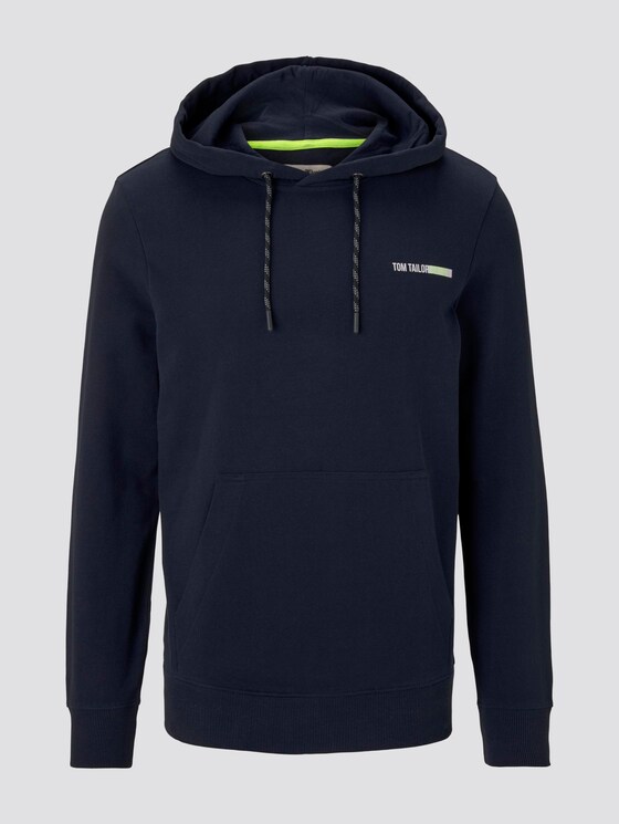 Hoodie mit Schrift-Print - Männer - Sky Captain Blue Hoodie mit Schrift-Print - Männer - Sky Captain Blue - 7 - TOM TAILOR Denim
