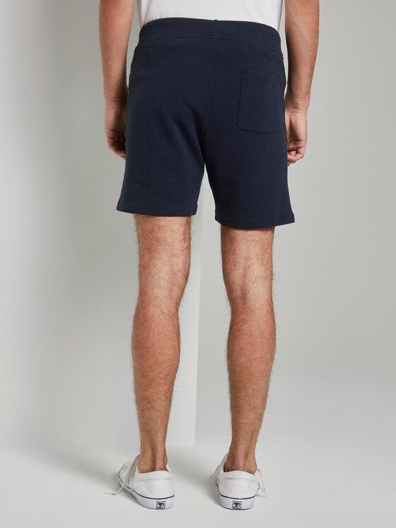 Cotton sweat shorts - Men - Sky Captain Blue Cotton sweat shorts - Men - Sky Captain Blue - 2 - TOM TAILOR Denim