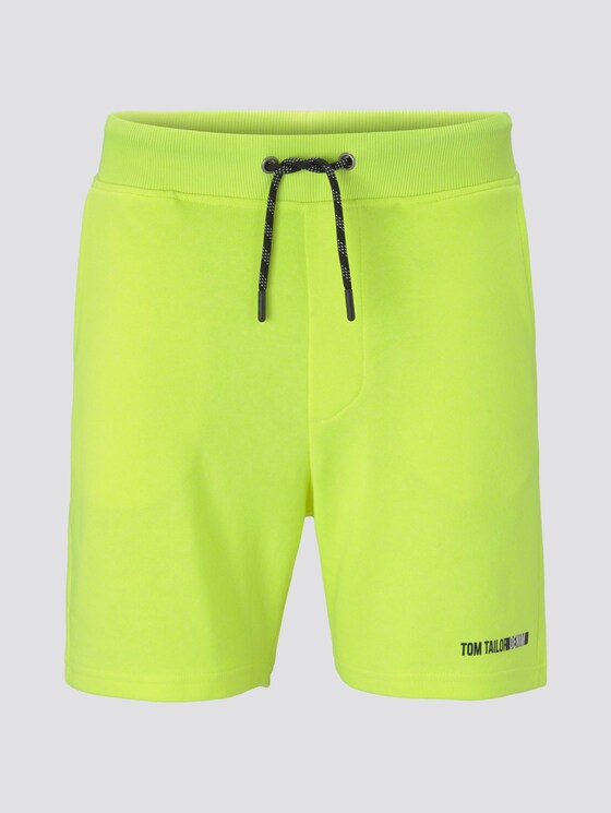Sweat Shorts aus Baumwolle - Männer - neon green Sweat Shorts aus Baumwolle - Männer - neon green - 7 - TOM TAILOR Denim