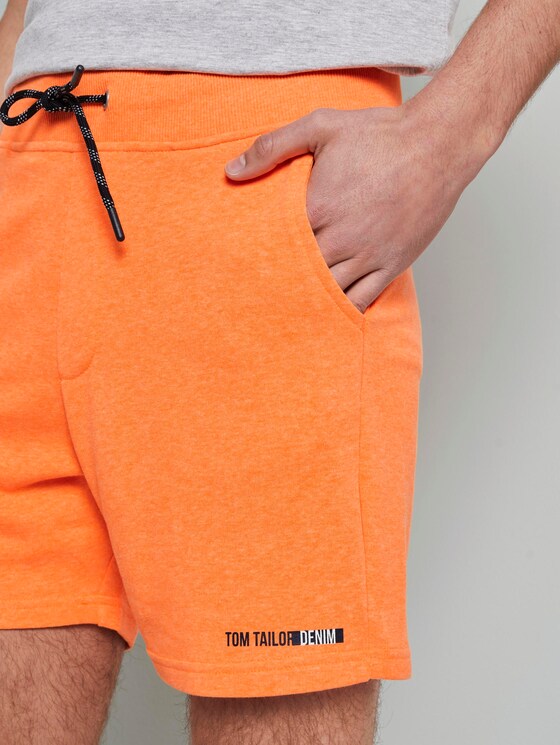 Sweat Shorts aus Baumwolle - Männer - tijuana orange neon Sweat Shorts aus Baumwolle - Männer - tijuana orange neon - 9 - TOM TAILOR Denim