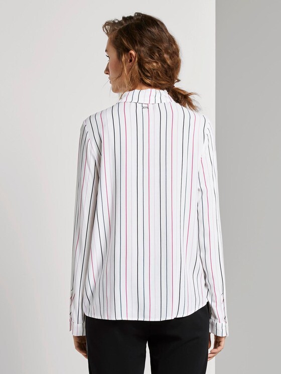 Gemusterte Hemdbluse - Frauen - colored vertical stripe white Gemusterte Hemdbluse - Frauen - colored vertical stripe white - 2 - TOM TAILOR Denim