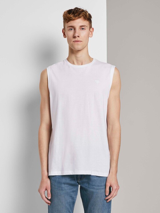 Tanktops im Dreierpack - Männer - Light Stone Grey Melange Tanktops im Dreierpack - Männer - Light Stone Grey Melange - 1 - TOM TAILOR Denim