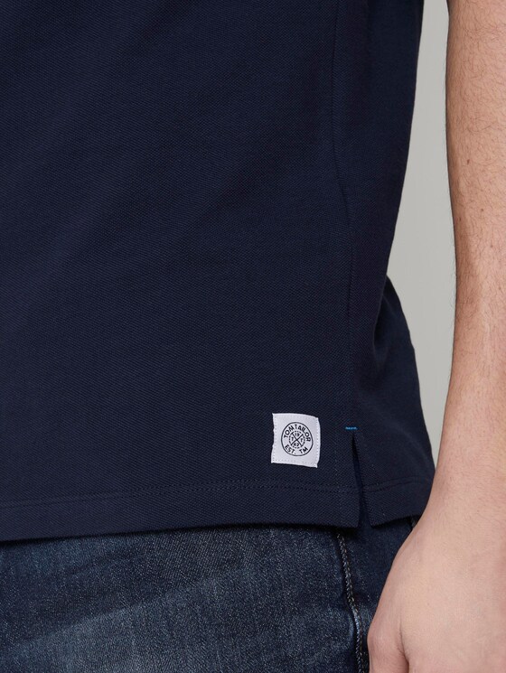 Poloshirt mit Kontrastblende - Männer - Black Iris Blue Poloshirt mit Kontrastblende - Männer - Black Iris Blue - 10 - TOM TAILOR