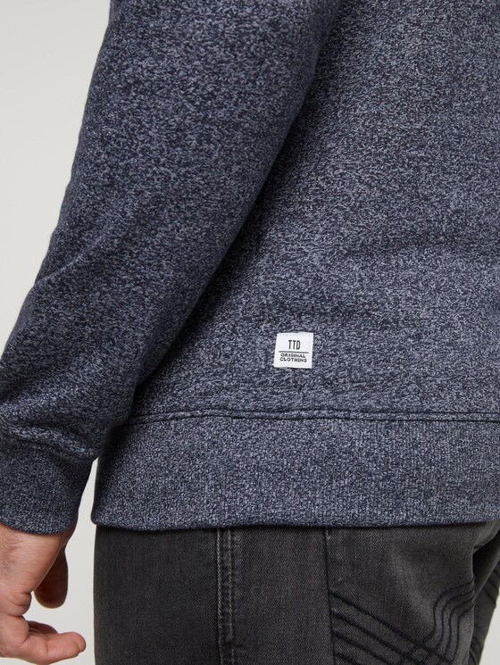 Sweatshirt mit dezentem Print - Männer - Sky Captain Blue Non-Solid Sweatshirt mit dezentem Print - Männer - Sky Captain Blue Non-Solid - 10 - TOM TAILOR Denim