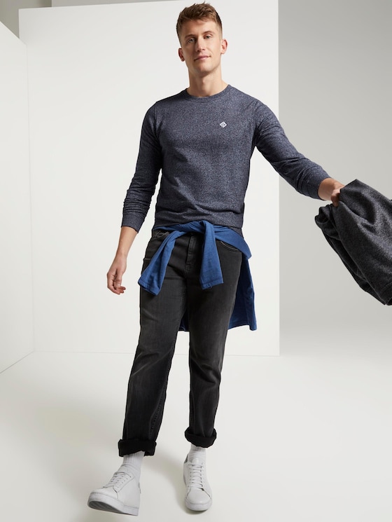 Sweatshirt mit dezentem Print - Männer - Sky Captain Blue Non-Solid Sweatshirt mit dezentem Print - Männer - Sky Captain Blue Non-Solid - 3 - TOM TAILOR Denim