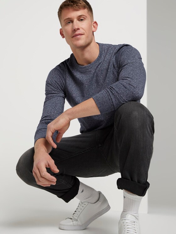Sweatshirt mit dezentem Print - Männer - Sky Captain Blue Non-Solid Sweatshirt mit dezentem Print - Männer - Sky Captain Blue Non-Solid - 5 - TOM TAILOR Denim