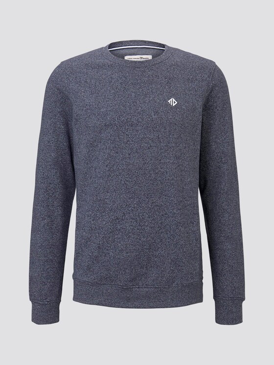 Sweatshirt mit dezentem Print - Männer - Sky Captain Blue Non-Solid Sweatshirt mit dezentem Print - Männer - Sky Captain Blue Non-Solid - 7 - TOM TAILOR Denim