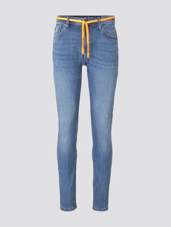 Piers Slim Performance Stretch Effect - Men - Used Light Stone Blue Denim Piers Slim Performance Stretch Effect - Men - Used Light Stone Blue Denim - 7 - TOM TAILOR Denim