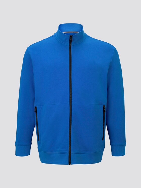 Sweatjacke mit Stehkragen - Männer - victory blue Sweatjacke mit Stehkragen - Männer - victory blue - 7 - Men Plus