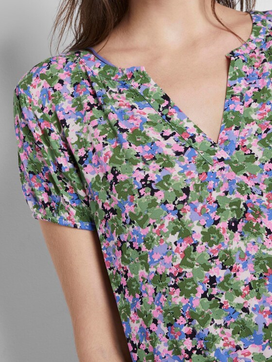 Gemustertes Blusenshirt - Frauen - colorful floral design Gemustertes Blusenshirt - Frauen - colorful floral design - 10 - TOM TAILOR
