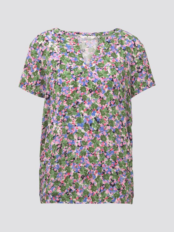Gemustertes Blusenshirt - Frauen - colorful floral design Gemustertes Blusenshirt - Frauen - colorful floral design - 7 - TOM TAILOR
