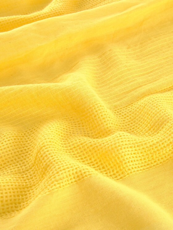 Schal mit Streifenstruktur - Frauen - jasmine yellow Schal mit Streifenstruktur - Frauen - jasmine yellow - 9 - TOM TAILOR