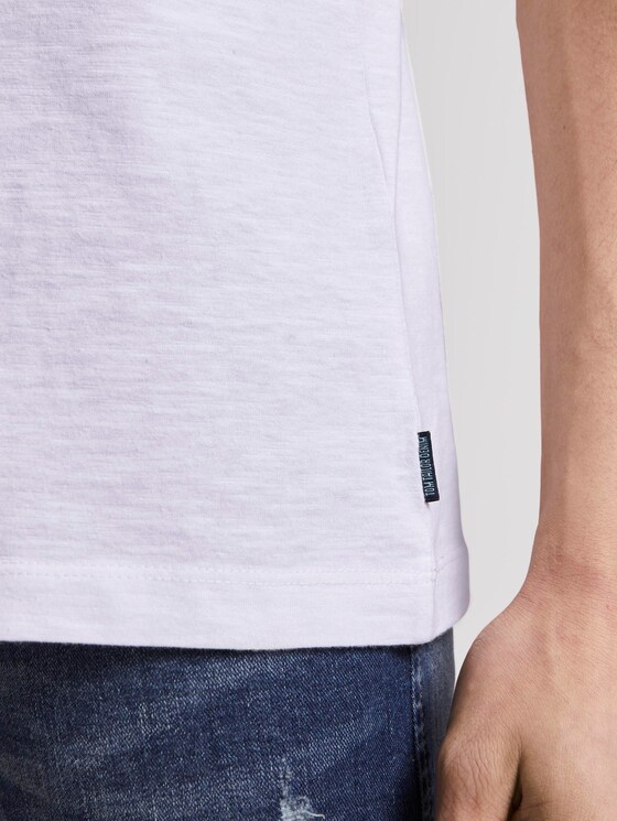 Gestreiftes T-Shirt - Männer - Plain Red Gestreiftes T-Shirt - Männer - Plain Red - 10 - TOM TAILOR Denim