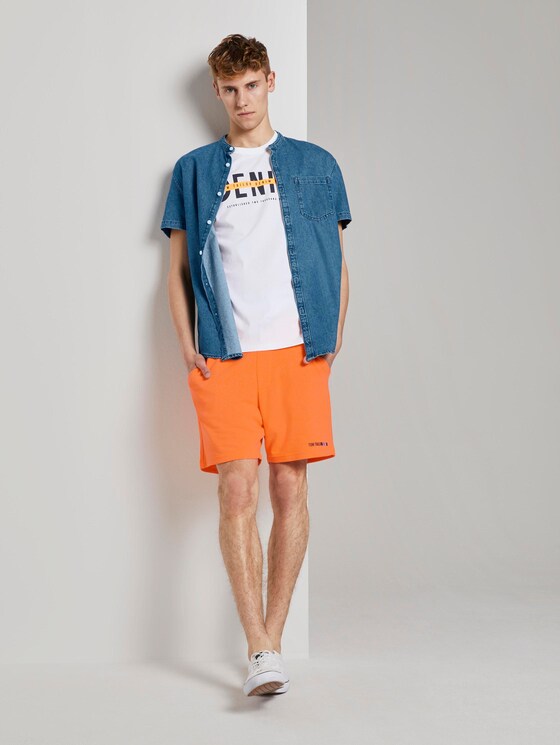 T-Shirt mit Schrift-Print - Männer - White T-Shirt mit Schrift-Print - Männer - White - 3 - TOM TAILOR Denim
