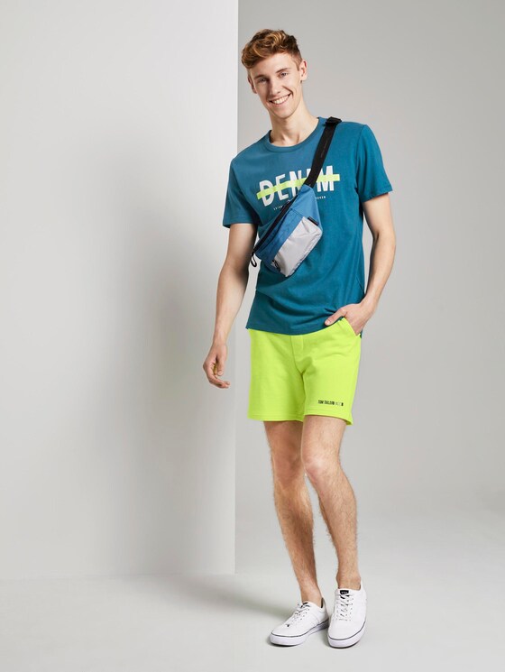 T-Shirt mit Schrift-Print - Männer - north atlantic blue T-Shirt mit Schrift-Print - Männer - north atlantic blue - 3 - TOM TAILOR Denim