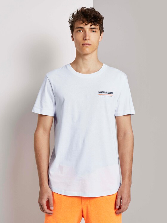 Schlichtes T-Shirt - Männer - White Schlichtes T-Shirt - Männer - White - 1 - TOM TAILOR Denim