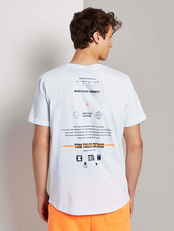 Schlichtes T-Shirt - Männer - White Schlichtes T-Shirt - Männer - White - 2 - TOM TAILOR Denim